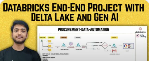 Cover art for the End-to-End Project with Delta Lake course